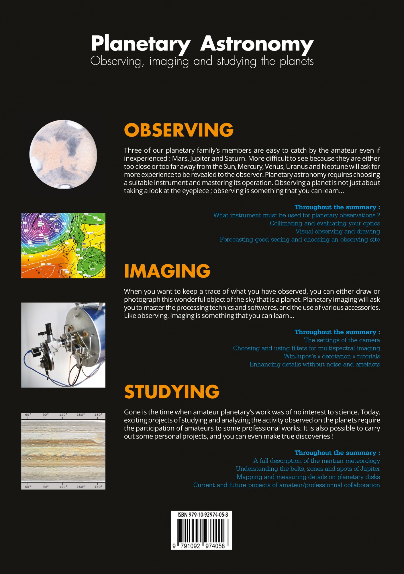 Planetary Astronomy Book - Observing, imaging and studying the planets ...